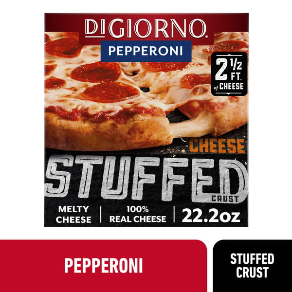 Frozen Pizza DiGiorno Frozen Pizza - Frozen Pepperoni Pizza - Stuffed Crust Pizza hero