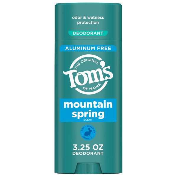 Oral Hygiene Tom's Mountain Spring Natural Deodorant For Men And Women, Aluminum Free hero