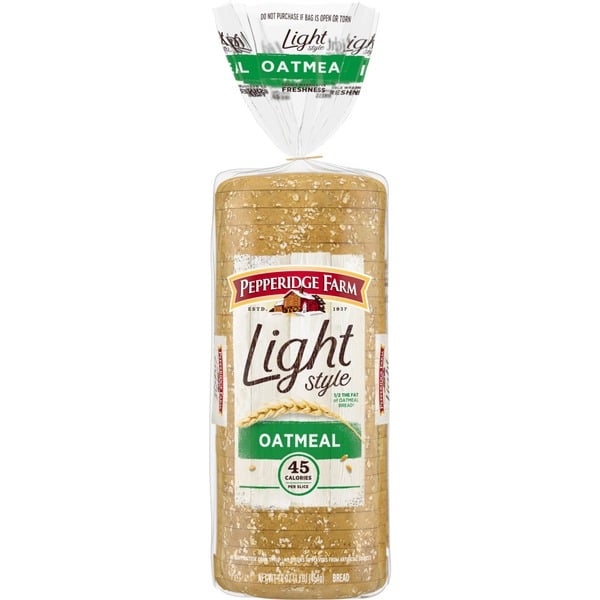 Breads Pepperidge Farm Light Style Oatmeal Bread hero