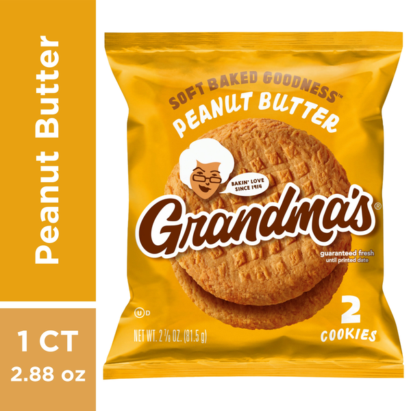 Packaged Cookies Grandma's Peanut Butter Cookies hero