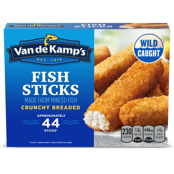 Frozen Appetizers & Sides Van de Kamp's Crunchy Fish Sticks hero