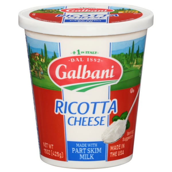 Refrigerated Deli Galbani Part Skim Ricotta Cheese hero