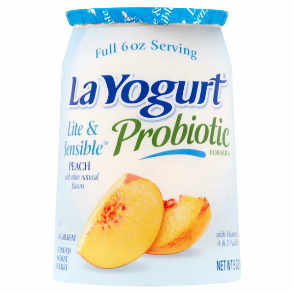 Yogurt La Yogurt Blended Lowfat Yogurt, Peach hero