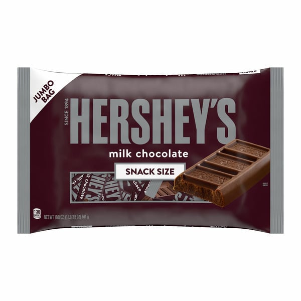 Candy & Chocolate Hershey's Milk Chocolate Snack Size Candy hero