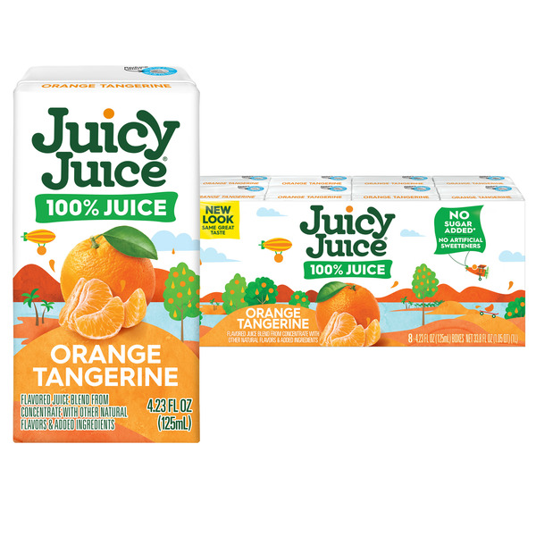 Juice & Nectars Juicy Juice Orange Tangerine hero