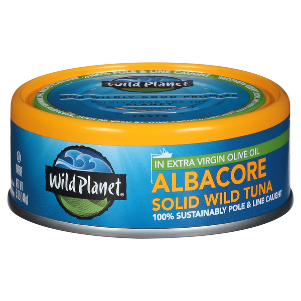 Canned Meat & Seafood Wild Planet Tuna, Solid Wild, Albacore hero