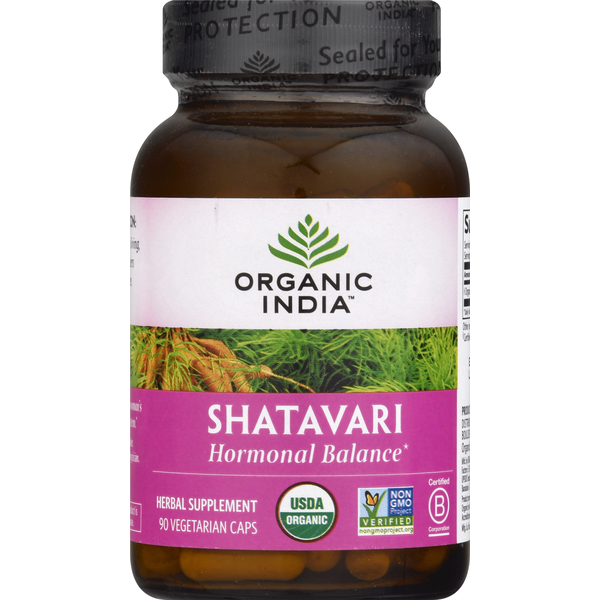 Vitamins & Supplements ORGANIC INDIA Shatavari, Vegetarian Caps hero