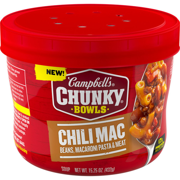 Campbell's Chili Mac Soup hero