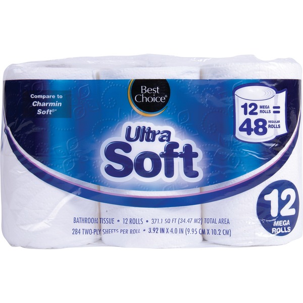 Paper Goods Best Choice Ultra Soft Bath Tissue Mega Rolls hero