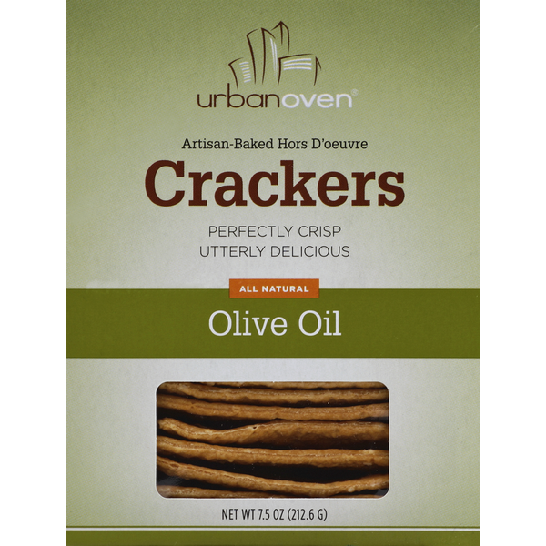 Crackers Urban Oven Crackers, Olive Oil, Artisan-Baked hero