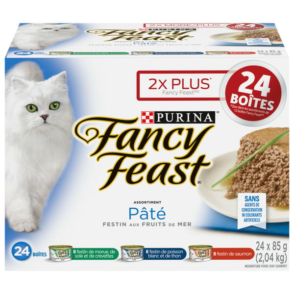 Cat Food & Care Fancy Feast Dishware Pâté Seafood Supper Variety Pack hero