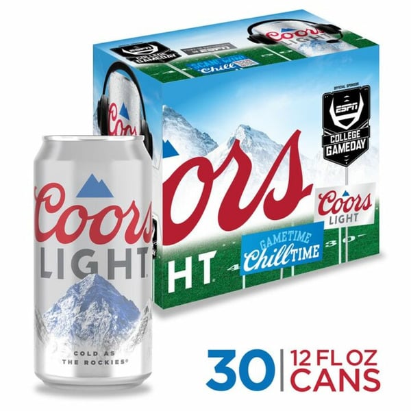 Domestic Beer Coors American Light Lager Beer hero