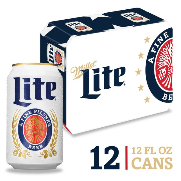 Beers & Coolers Miller Lite American Light Lager Beer hero