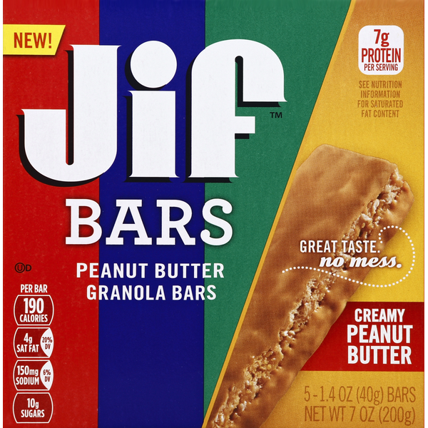 Energy & Granola Bars Jif Granola Bars, Creamy Peanut Butter hero