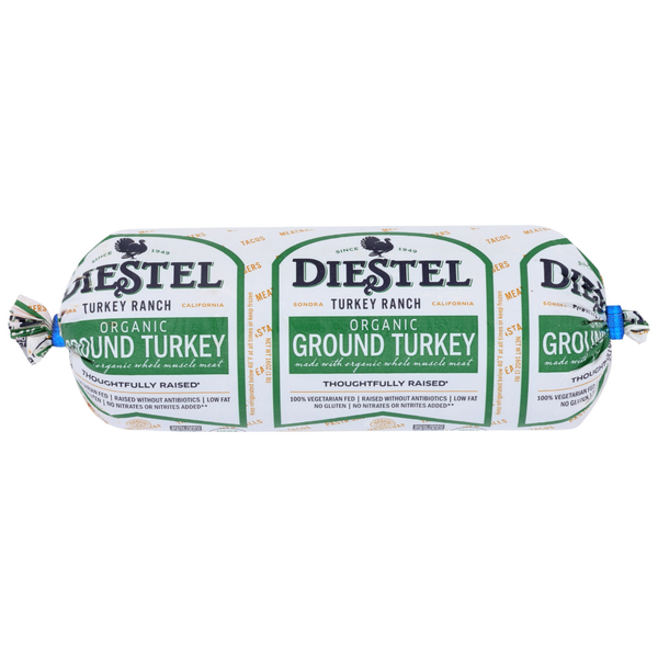 Frozen Meat & Seafood Diestel Family Ranch Turkey Dark Ground Chub hero