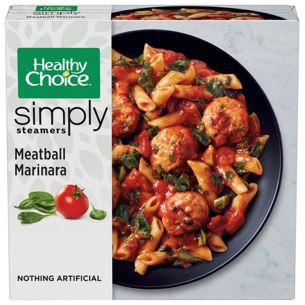 Frozen Meals Healthy Choice Simply Steamers Meatball Marinara Frozen Meal hero