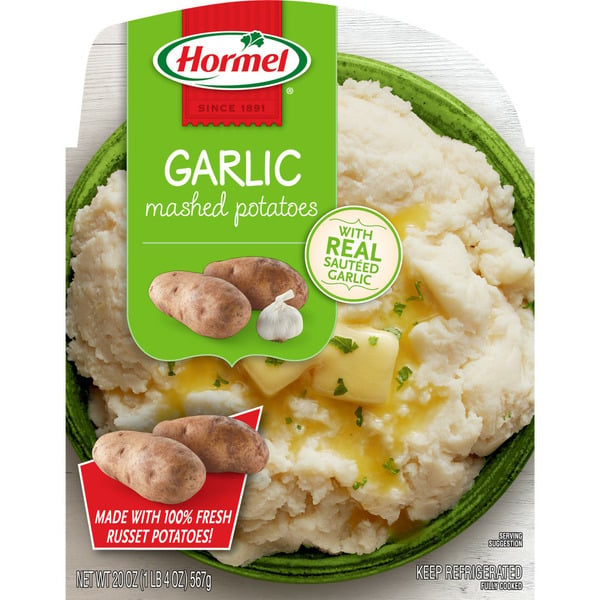 Prepared Meals Hormel Garlic Mashed Potatoes hero