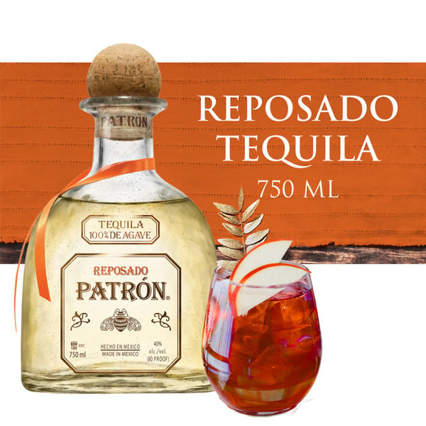 Spirits Patrón® Tequila Reposado hero