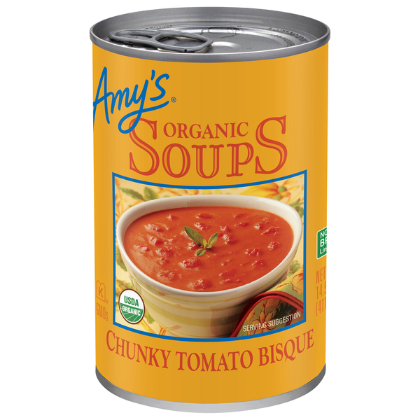 Soup, Broth & Bouillon Amy's Kitchen Chunky Tomato Bisque hero