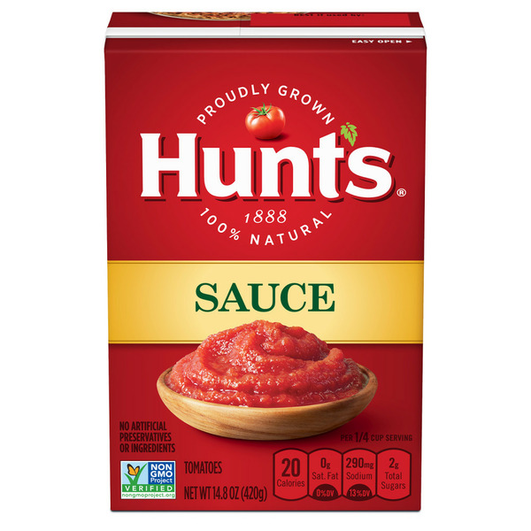 Canned & Jarred Vegetables Hunt's Tomato Sauce Carton hero