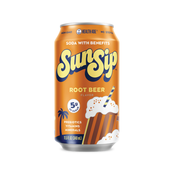 Soft Drinks SunSip Prebiotic Soda, Root Beer hero