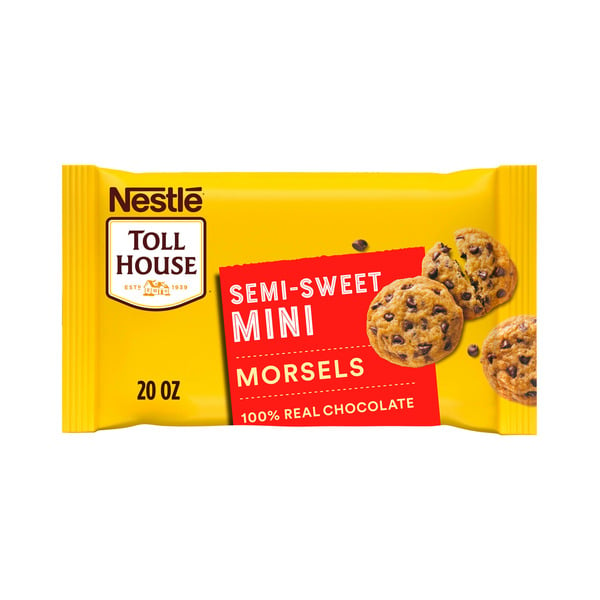 Baking Ingredients Toll House Semi Sweet Mini Chocolate Chips hero