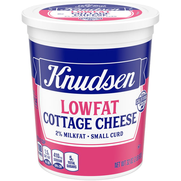 Other Creams & Cheeses R.W. Knudsen Family Small Curd Low Fat Cottage Cheese hero