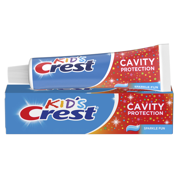 Oral Hygiene Crest Kids Cavity Protection Toothpaste, Sparkle Fun Flavor hero