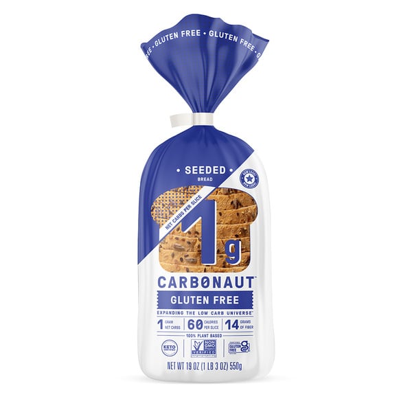 Bread Carbonaut Low Carb, Gluten Free, Seeded Bread hero