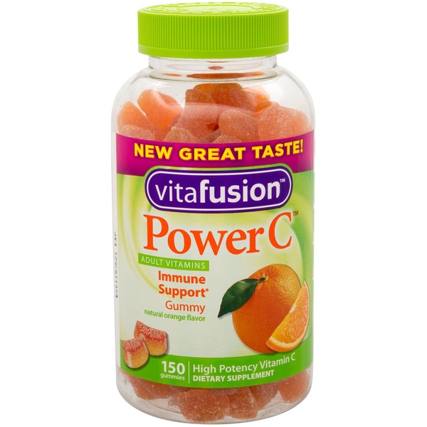 Vitamin C vitafusion Power C Gummy Vitamins Dietary Supplement Gummies hero