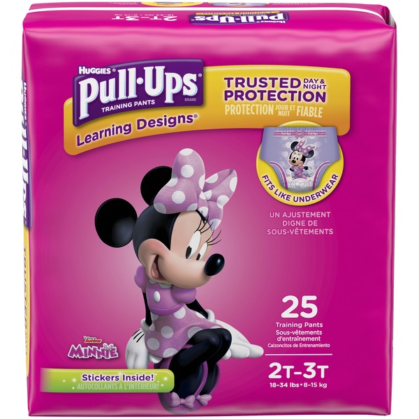 Diapers & Wipes Pull-Ups Training Pants Disney Learning Designs 2T-3T hero