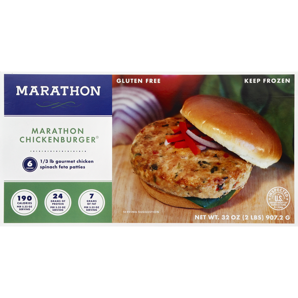 Frozen Meat & Seafood Marathon Chickenburger hero