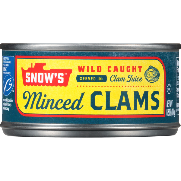 Canned Meat & Seafood Snow's Clams, Minced, Wild Caught hero