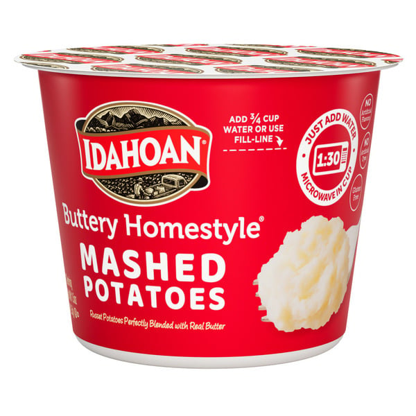 Instant Foods Idahoan® Buttery Homestyle® Mashed Potatoes Cup hero