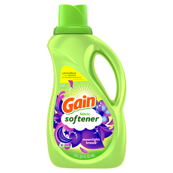 Laundry Gain Liquid Fabric Softener, Moonlight Breeze hero