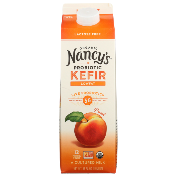 Refrigerated Nancy's Organic Probiotic Lowfat Kefir hero