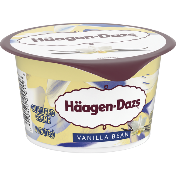 Ice Cream & Ice Haagen-Dazs Cultured Cream Vanilla Bean Yogurt Style Snack hero