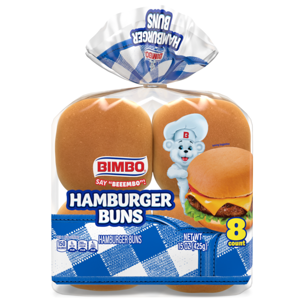 Buns & Rolls Bimbo  Hamburger Buns hero