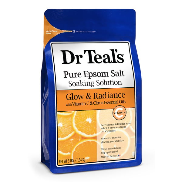 Beauty Dr Teal’s Pure Epsom Salt Soak, Vitamin C & Citrus Essential Oils hero