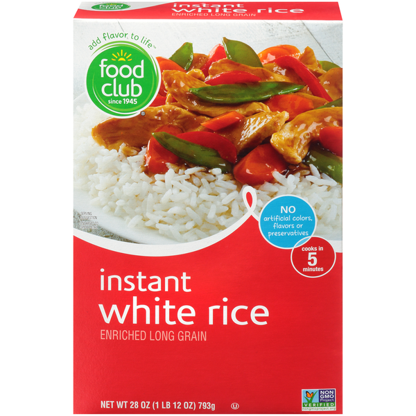 Instant Foods Food Club Enriched Long Grain Instant White Rice hero