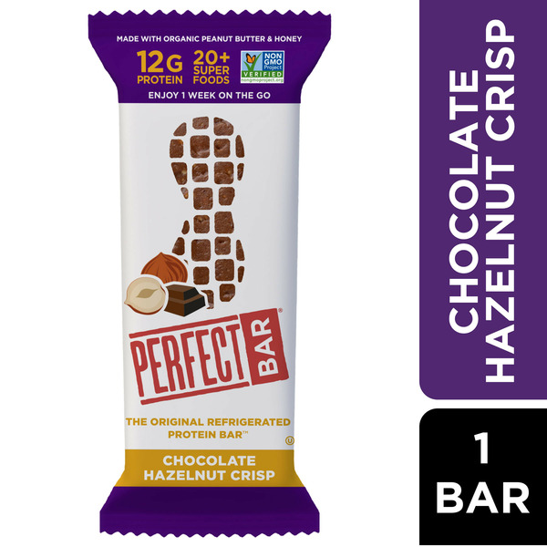 Fresh Dips & Tapenades Perfect Snacks Chocolate Hazelnut Crisp Protein Bar, Gluten-Free hero