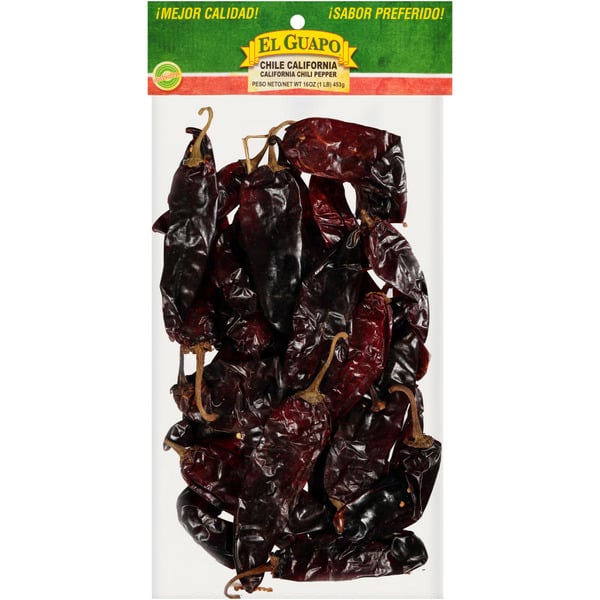 Spices & Seasonings El Guapo® Whole California Chili Pods (Chile California Entero) hero