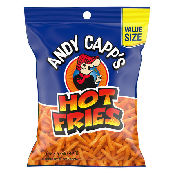 Snacks Andy Capp's Big Bag Hot Fries hero