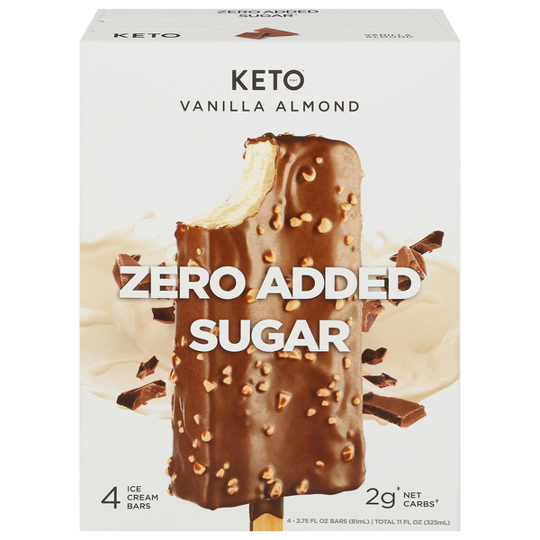 Ice Cream, Novelties & Ice Keto Foods Vanilla Crunch Ice Cream Bar hero