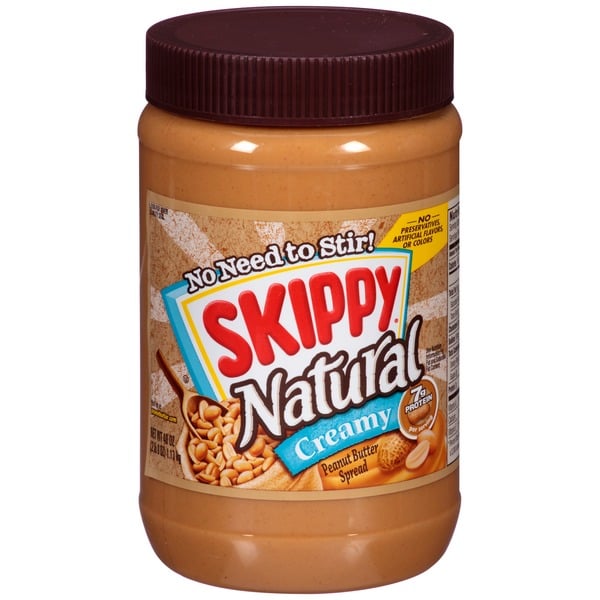 Spreads SKIPPY Natural Creamy Peanut Butter Spread hero