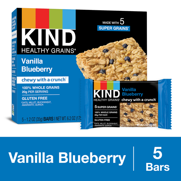 Energy & Granola Bars KIND Vanilla Blueberry hero