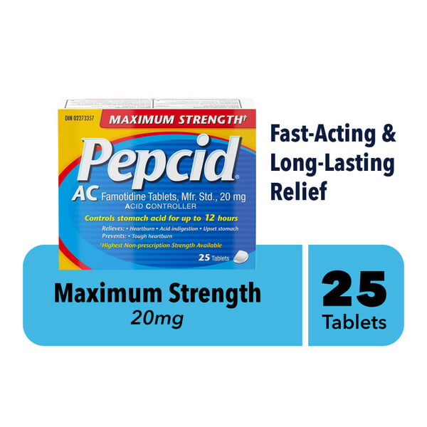 Digestion Pepcid Maximum Strength AC Tablets hero