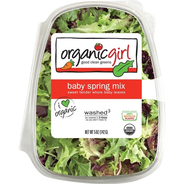 Packaged Vegetables & Fruits Organic Girl Baby Spring Mix hero