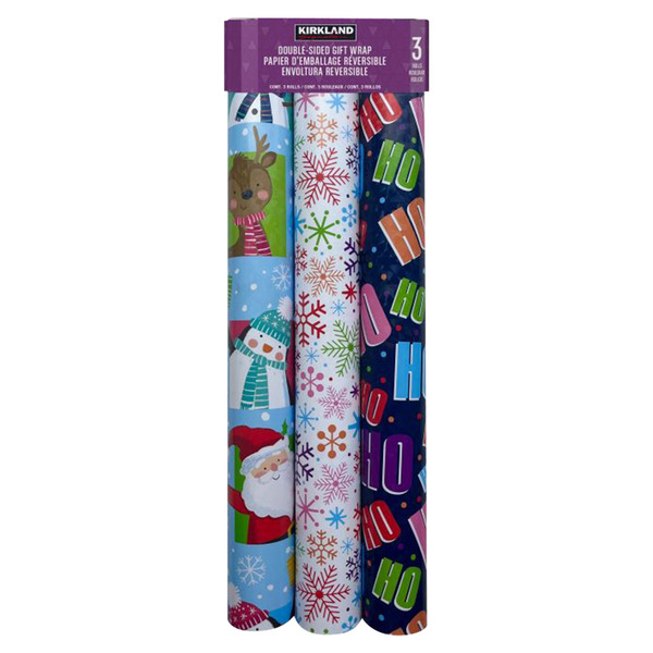 Costco Kirkland Signature Sided Wrapping Paper Same-Day Delivery or Pickup