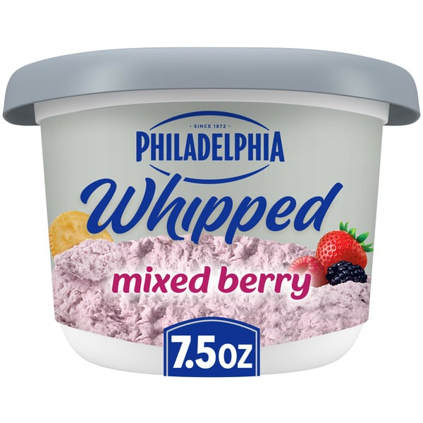 Other Creams & Cheeses Philadelphia Mixed Berry Whipped Cream Cheese Spread hero